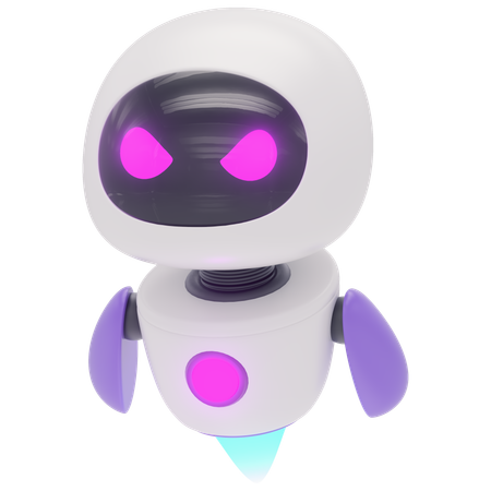 フレンドリーなロボット  3D Icon