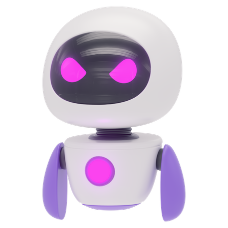 フレンドリーなロボット  3D Icon