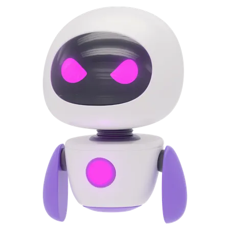 フレンドリーなロボット  3D Icon