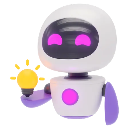 フレンドリーなロボット  3D Icon