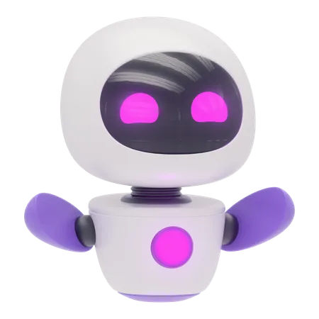 フレンドリーなロボット  3D Icon