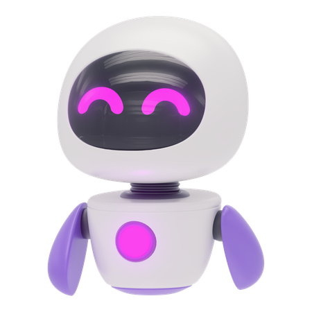 Friendly Robot  3D Icon