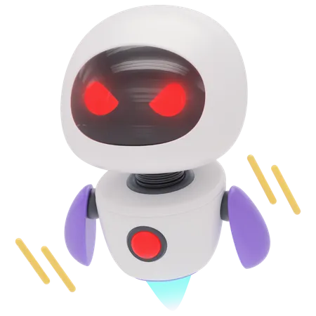 Friendly Robot  3D Icon