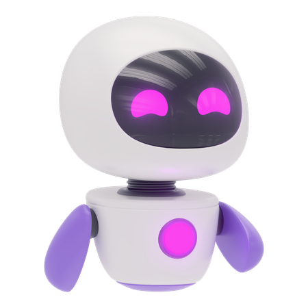 Friendly Robot  3D Icon