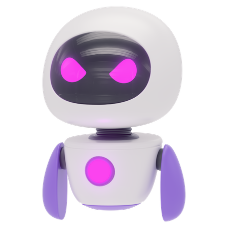 Friendly Robot  3D Icon