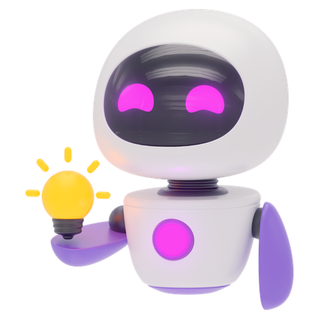 Friendly Robot  3D Icon