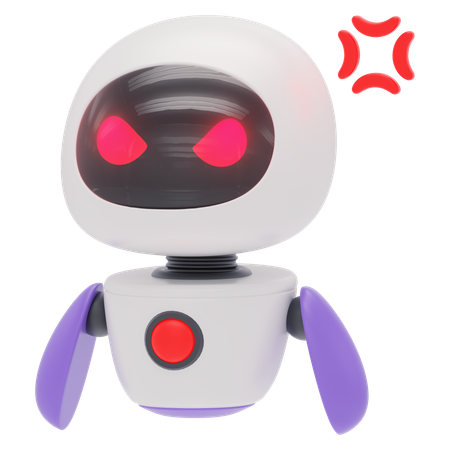 Friendly Robot  3D Icon