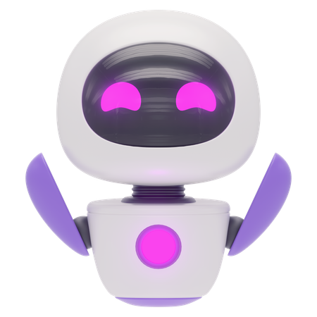 Friendly Robot  3D Icon