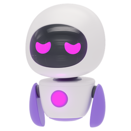 Friendly Robot  3D Icon