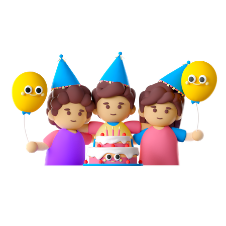 Friends  3D Icon