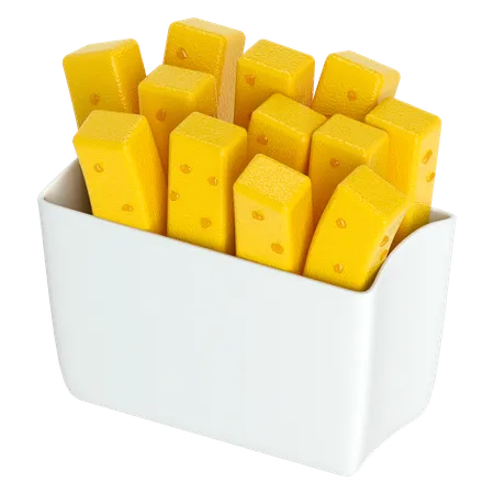 Fries  3D Icon