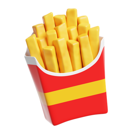 Fries  3D Icon