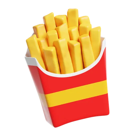 Fries  3D Icon