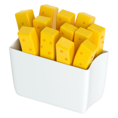 Fries  3D Icon