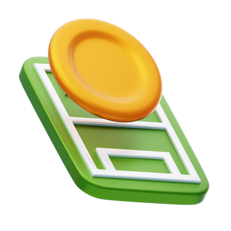 Frisbee  3D Icon