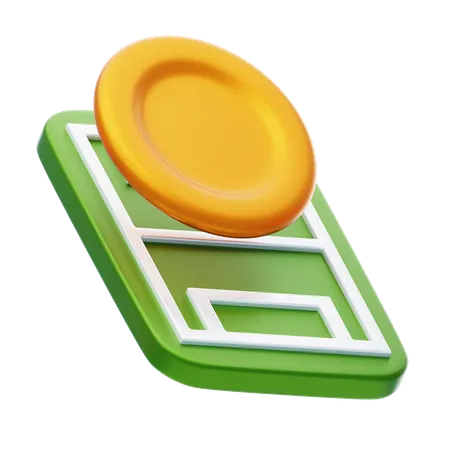 Frisbee  3D Icon