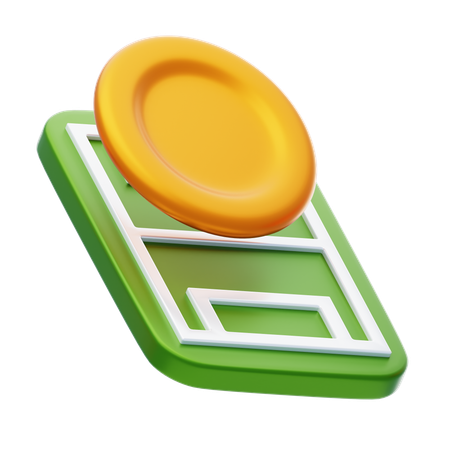 Frisbee  3D Icon