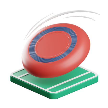Frisbee 3D Icon