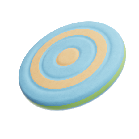 Frisbee Clay  3D Icon
