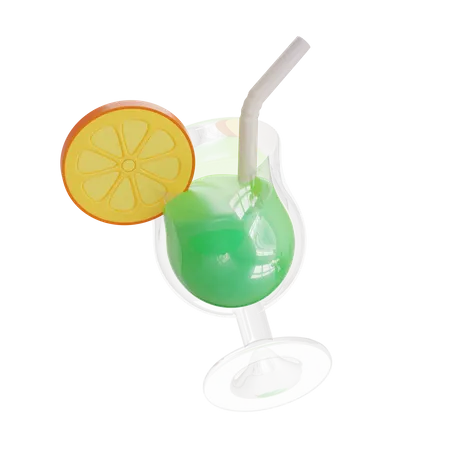 Frische Sommerdrinks  3D Icon