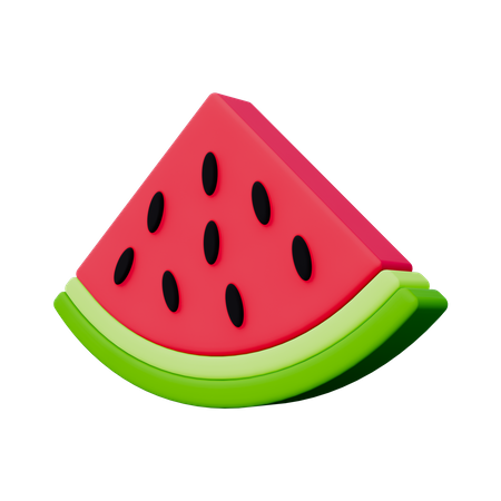 Frische Wassermelone  3D Icon