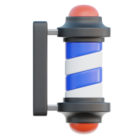 Friseurstange  3D Icon