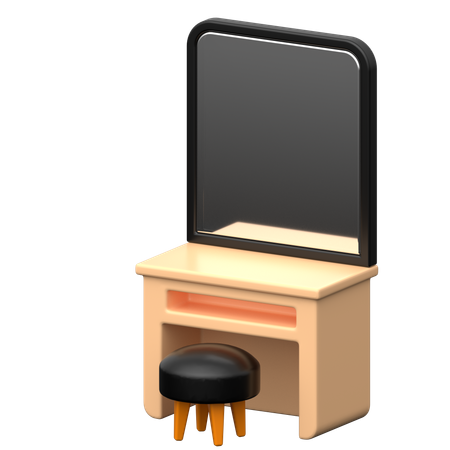 Schminktisch  3D Icon