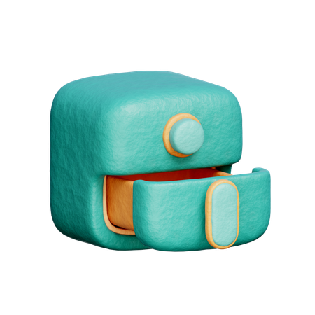 Fritadeira de ar  3D Icon