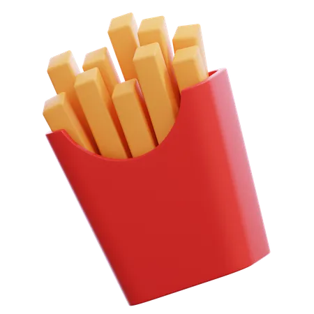 Frites  3D Icon