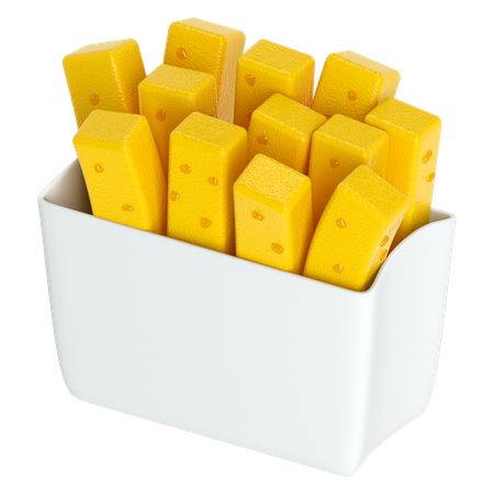 Frites  3D Icon