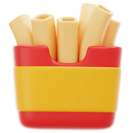 Frites  3D Icon