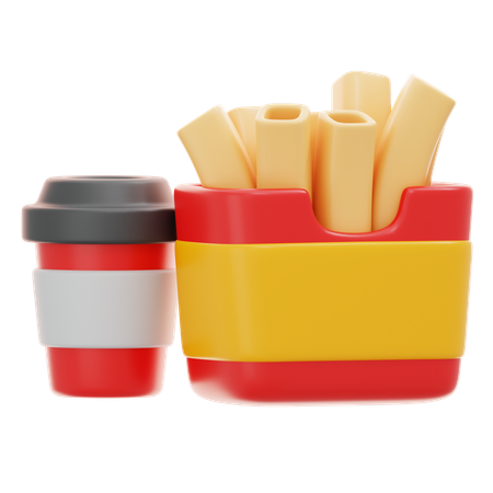 Frites  3D Icon