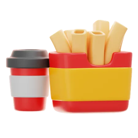 Frites  3D Icon