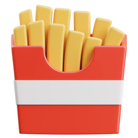 Frites  3D Icon