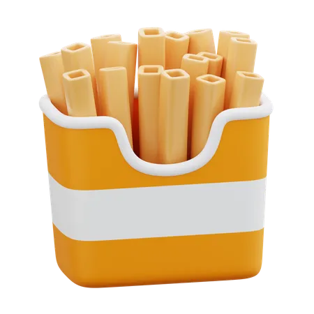 Frites  3D Icon