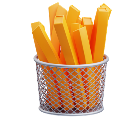 Frites  3D Icon