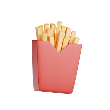 Frites  3D Icon