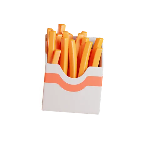 Frites  3D Icon