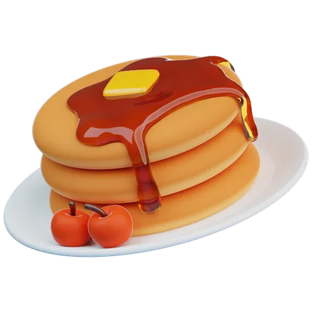 Pancake  3D Icon