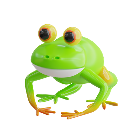 Frog  3D Icon