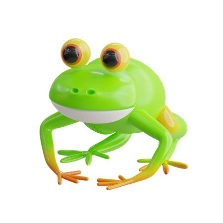 Frog  3D Icon