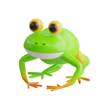 Frog  3D Icon