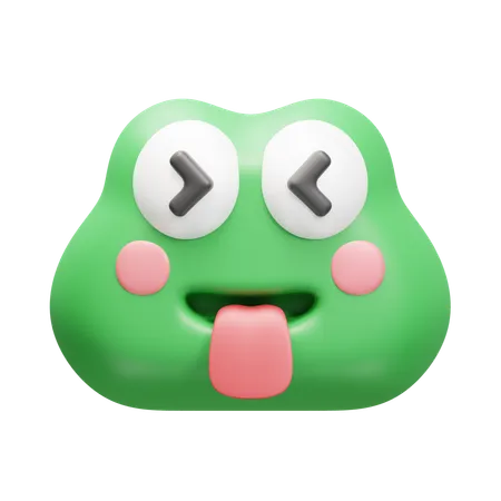 Frog Animoji  3D Icon