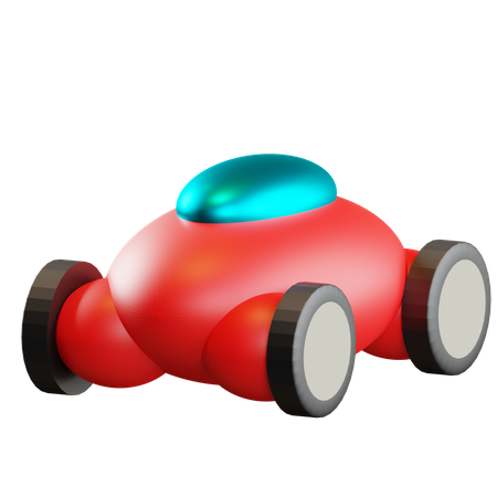 Frog Car  3D Icon