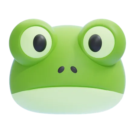 Frog Emoji  3D Icon