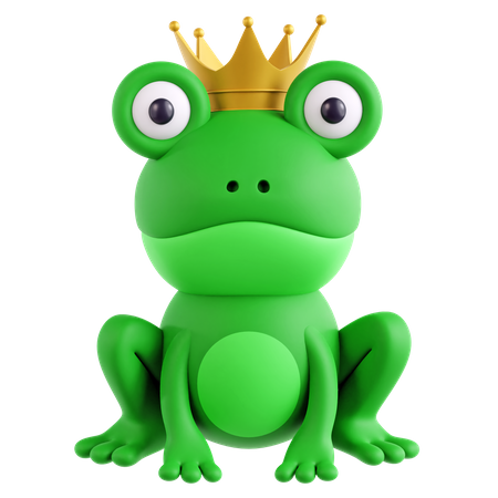 Frog Prince  3D Icon