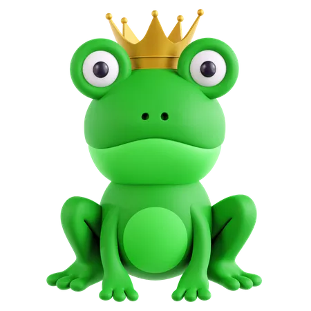 Frog Prince  3D Icon