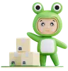 Frogie has received the product