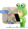 Frogie tracking delivery throught app