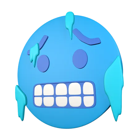 Emoji froid  3D Icon